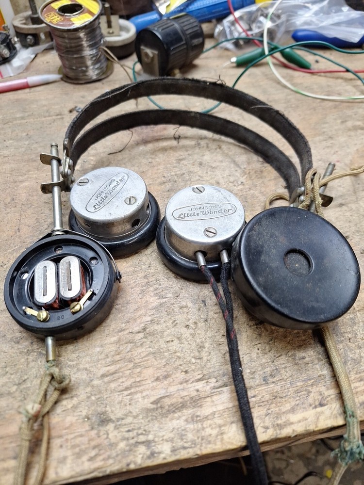 Vintage Headphones Head Phones For Parts