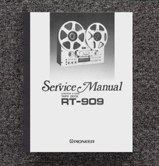 RT-909 Reel To Reel Tape Deck Owner’s & Service Manual Fits Pioneer