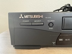 Mitsubishi HS-U446 VCR VHS Player Without No Remote- Working