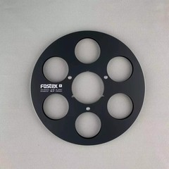 1 Pair Pro 10.5″ FOSTEX Black 1/4″ Aluminium Tape Reels For R2R Tape Recorders