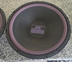 2 Vintage JBC Cool EX-1550 Pro 15″ Woofer 4 Ohms 360 Watts Speakers