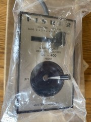 VTG NOS FISHER 534/634 QUAD RECEIVER QC-400 REMOTE BOX
