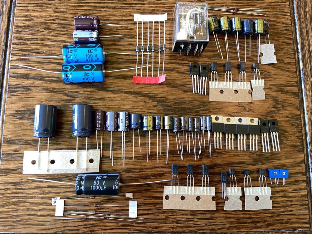 Pioneer SX-1250 Stabilizer Power Supply Protection Recap Kit Capacitor Rebuild