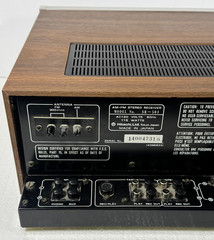 VTG Hitachi SR-503 AM/FM Stereo Receiver Wood Case PARTS/REPAIR Left Channel Out