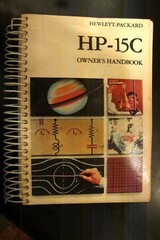 Hewlett-Packard HP-15C calculator Owner’s Handbook (aka Manual) — original