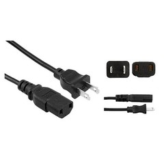 2-Prong AC Power Cord/Cable for Marantz NA7004, SA8004, PM8004, PM5004, CD5004