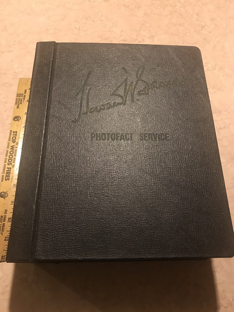 RARE Service Repair Manual Photofact 100’s Of Models 4” Thick Binder Tv’s Radio