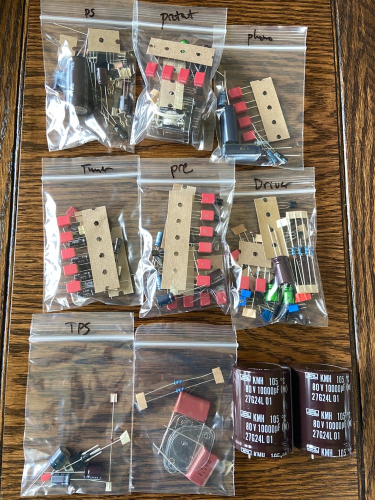 Sansui 8080 COMPLETE Rebuild Kit Recap Set 890 Transistors Relays Main Caps