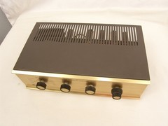 Knight KG-250 Integrated Stereo Tube Amplifier Tested Working 12AX7 6BM8 Nice