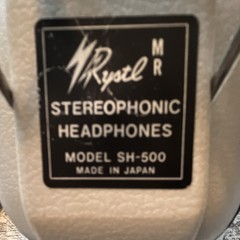 VTG Krystal SH-500 Stereo On-Ear Headband Headphones Adjustable 3.5mm Untested