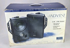 Advent Marbl Indoor Outdoor 5.25″ 2 Way Speakers Pair With Brackets, Box, Papers