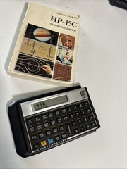 Vintage Hewlett Packard HP-15C Scientific Calculator Original Working w/ Case
