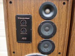 Nice Cerwin Vega AT-15 Large 3-way Floor Speakers -15″ Woofer -Reconditioned