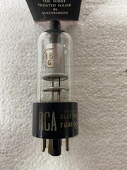 RCA Tubes 6L6G, 6F6G, 12BQ6/12CU6, 6F5G, 1B3GT, 25CD6GB (lot of 7)