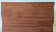 THE ORIGINAL Model Boombox Dribble Wood Laser Engraved by Jake Mize