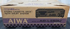 Aiwa AD-L450U Stereo Cassette Deck with Dolby System In Original Box Tested