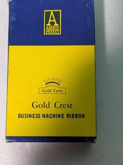 Ames Gold Crest Business Machine Ribbon With Box Vintage