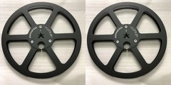 One Pair 7” Silver Pioneer Tape Reel For PR-100 PR-85 RT-909 707 tape recorder
