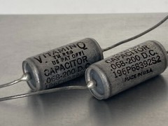 MATCHED PAIR VITAMIN Q 0.068uF/200V PIO GUITAR, TONE AUDIO ~ NOS~ 196P