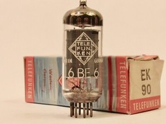 NOS TELEFUNKEN 6BE6 EK90 TUBE for McIntosh MR55 MR66 SCOTT 300 330AB Fisher R-20