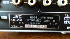 JVC 4VN-990 4-Channel Quadraphonic Sound Effect Amplifier One Owner Near Mint!!