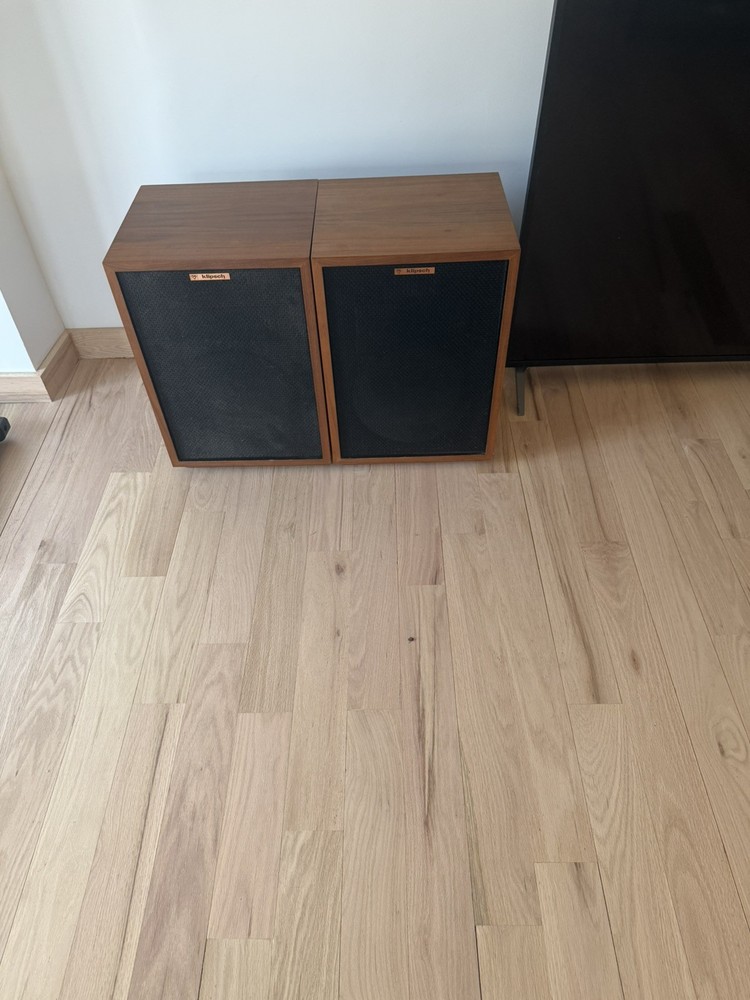 Klipsch Heresy I Speakers HWO finish with Original Grills (1979)