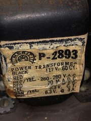 Vintage Kay tube Guitar Amplifier with Rola Speaker.