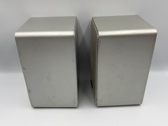 Realistic Minimus 7 Speakers Silver 40-2034 Pair Bookshelf Stereo Audio – TESTED