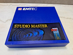 BASF EMTEC Studio Master 900 Maxima 2500ft Reel to Reel 1″ Tape 10.5″ Metal Reel