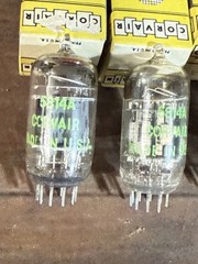 5814A NOS Vintage Vacuum Tubes Lot Of 10 Corvair New In The Sleeves