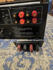 Kenwood KR-6030 Speaker Terminal Conversion (Banana Plugs)