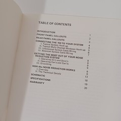 DBX Model 150 Vtg Instructions Manual