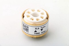 1pcs B9E 7868(amp socket) to 6L6 tube converter adapter