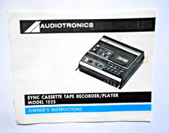 Audiotronics Model 152S Audio Cassette Player Recorder