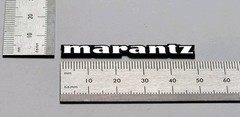 Marantz Speaker Turntable 50mm Badge Logo Emblem Custom Made