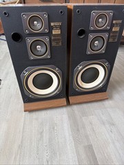 Set Fisher stv-410 Speakers, Vintage Complete Tested Great sound.