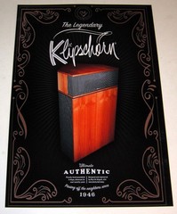 Klipsch Klipschorn Audiophile Poster 19″ x 13″ Legendary Horn Speaker 1946-NOW