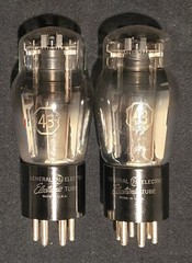 GE Type 43 Audio Power Output Tubes – New In Box – Matching Set NOS