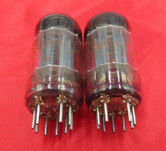 1964 Toshiba 12AU7 PLATINUM PLUS Grade Preamp Amp Tubes Matched Pair 95% NOS