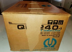 Pioneer QD-240 CD-4 Four Channel Demodulator Audio Processor MT. Cond. w/ EXTRAS