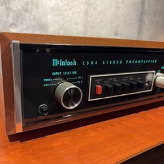 McIntosh C504 Stereo Preamplifier Vintage Hi-Fi Audio Control Preamp