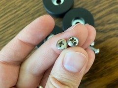 4 New FEET w/ hardware for Vintage McIntosh Amplifiers Heavy-Duty Foot Parts (Qt
