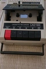 Califone Cassette Recorder CAS1500 with Microphone and Power Supply For Parts