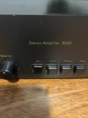NAD 3020 Series 20 Hi-Fi Stereo Amplifier *Missing Dial Knob*