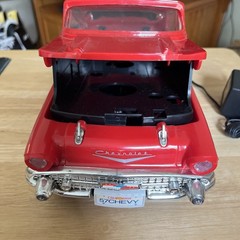 Vintage 1957 Red Chevy VHS Video Cassette Rewinder Chevrolet Official Tested