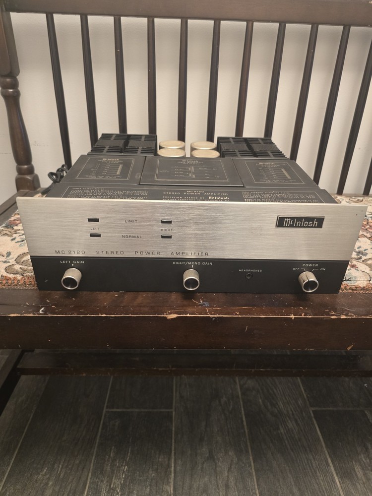 McIntosh MC2120 Amplifier MC 2120 Tested Working