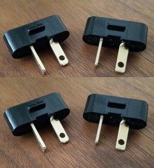 4 Plugs For Pioneer SX-424 Reciever Speaker Connectors Adapter,Also Akai, Allied