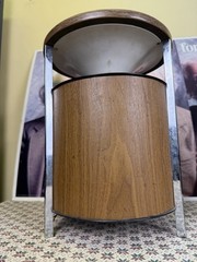 Vintage Pair Zenith Circle of Sound Speakers Mid Century Modern Omnidirectional