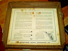 Newcomb EDT-12P Vintage School Record Player Portable Like Califone Audiotronics
