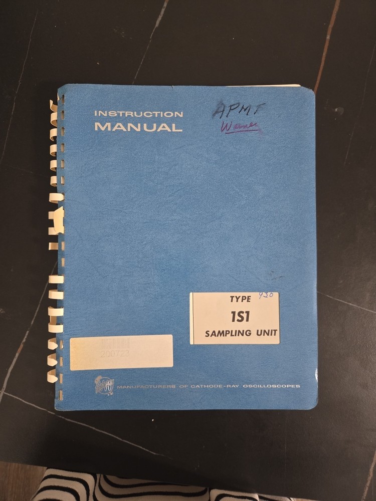 Tektronix Type 1S1 Sampling Unit Instruction / Service Manual